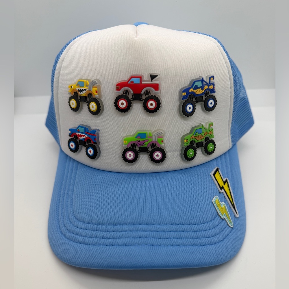 Kids Trucker Hat Monster Truck Design